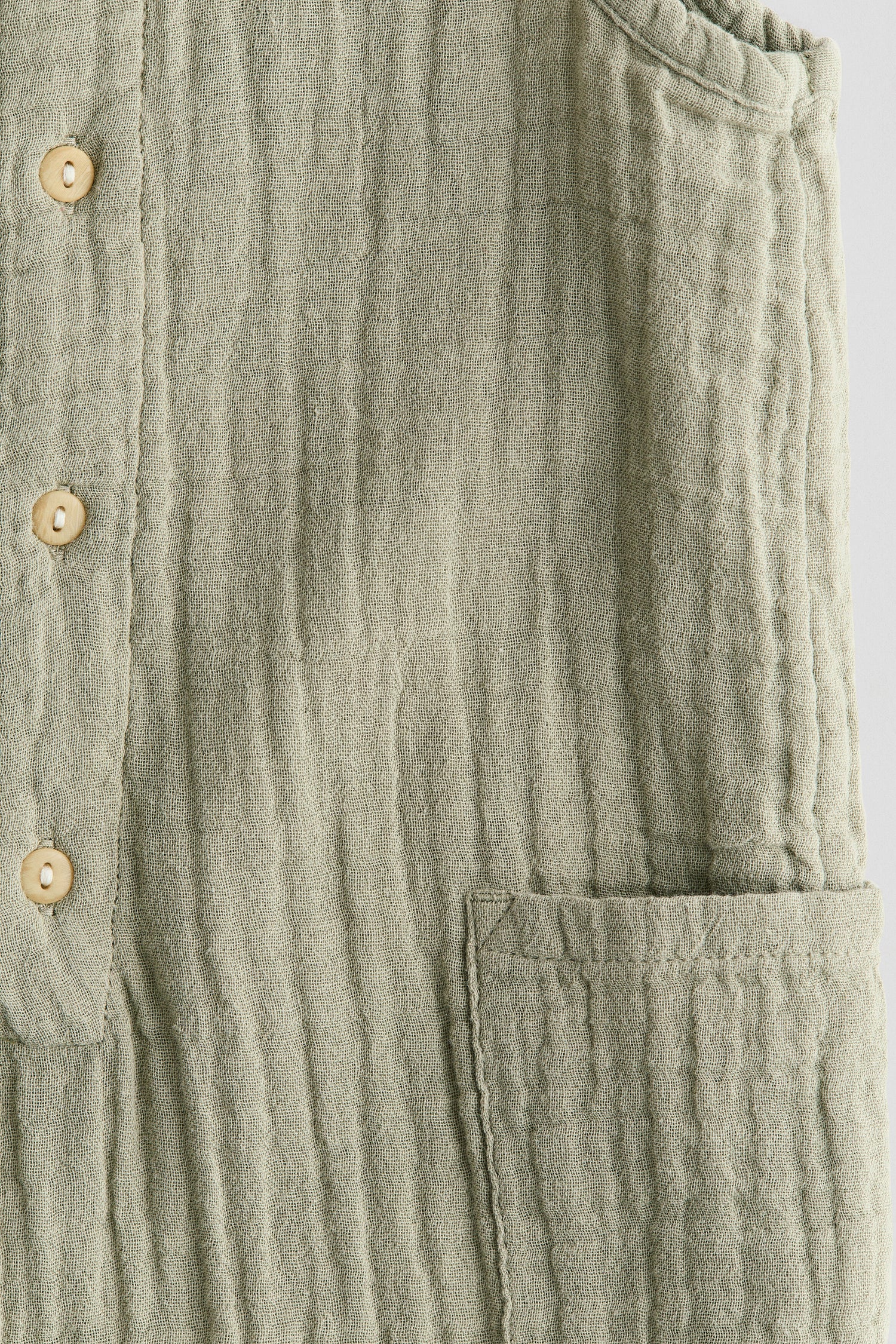 Cotton muslin romper suit