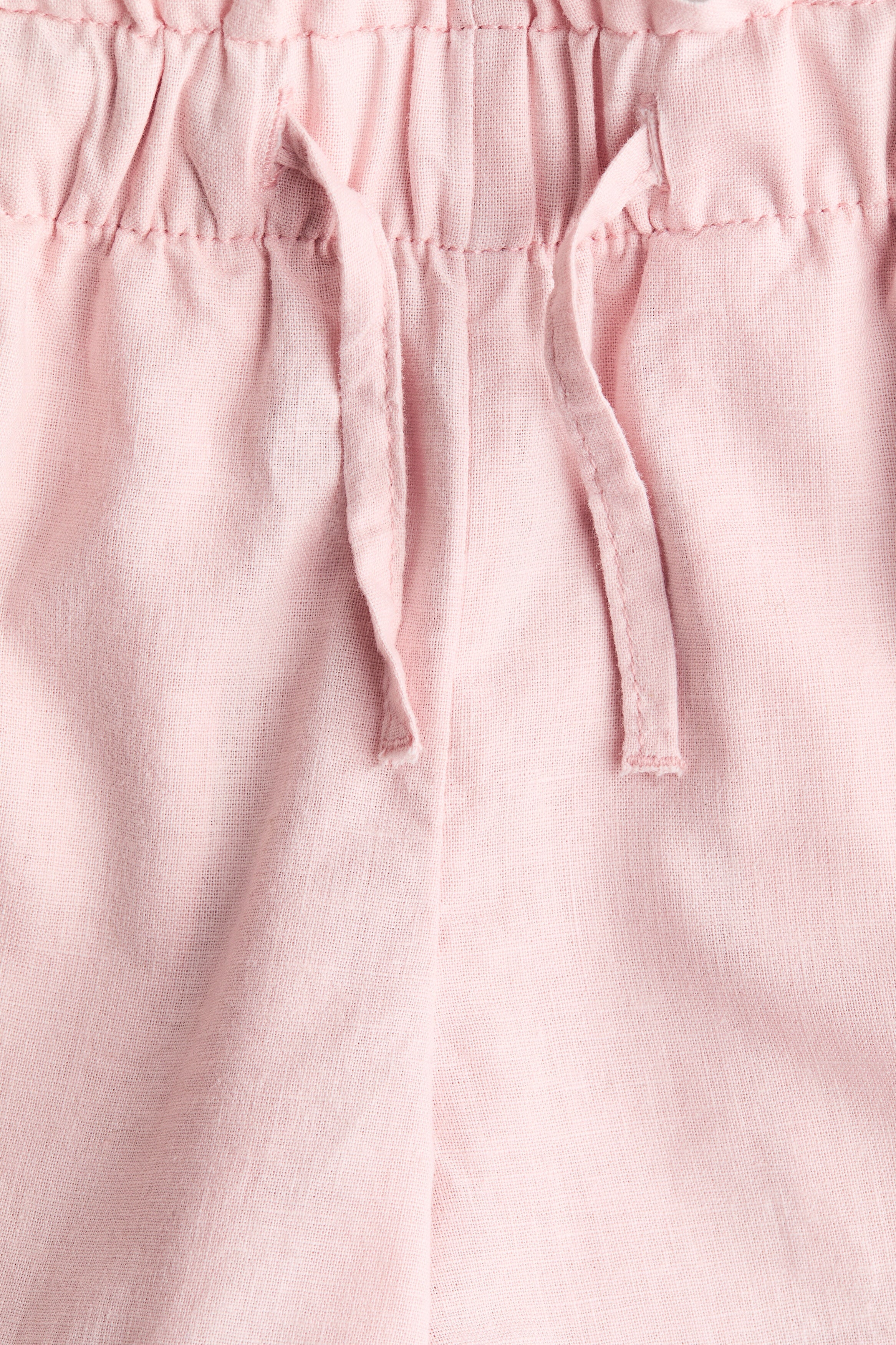 Linen-blend shorts