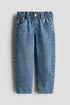 Relaxed paperbag jeans - Blue 0 / 9-10 Years