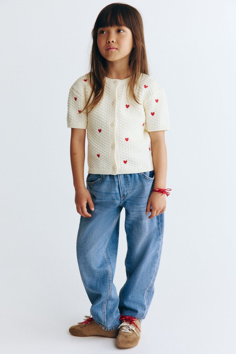 Relaxed paperbag jeans Image 3 of 6