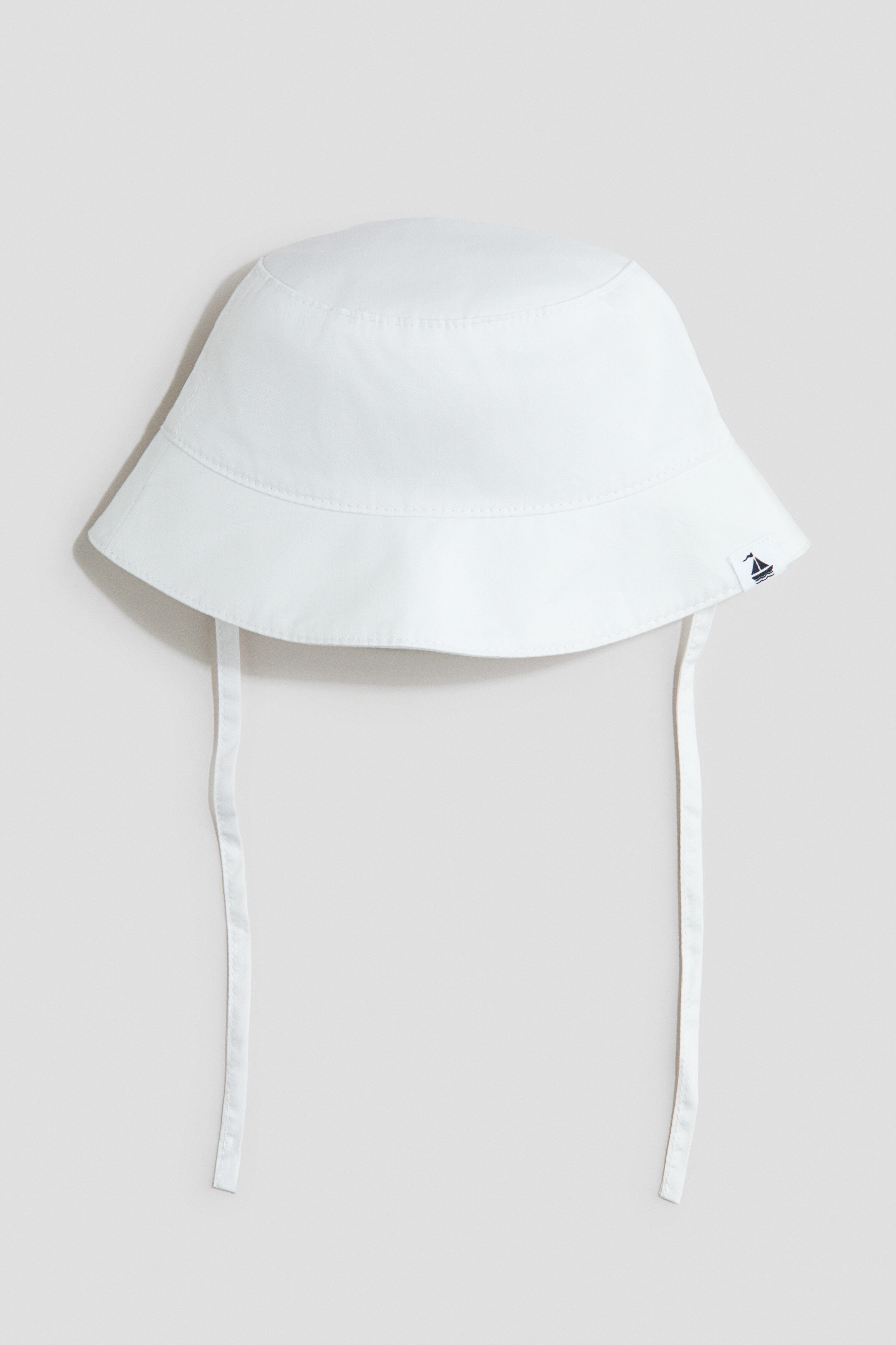 Cotton bucket hat - White 7 / 6-12 Months