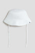 Cotton bucket hat - White 7 / 6-12 Months