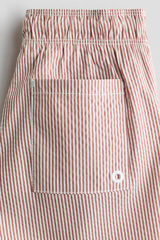 Patterned swim shorts