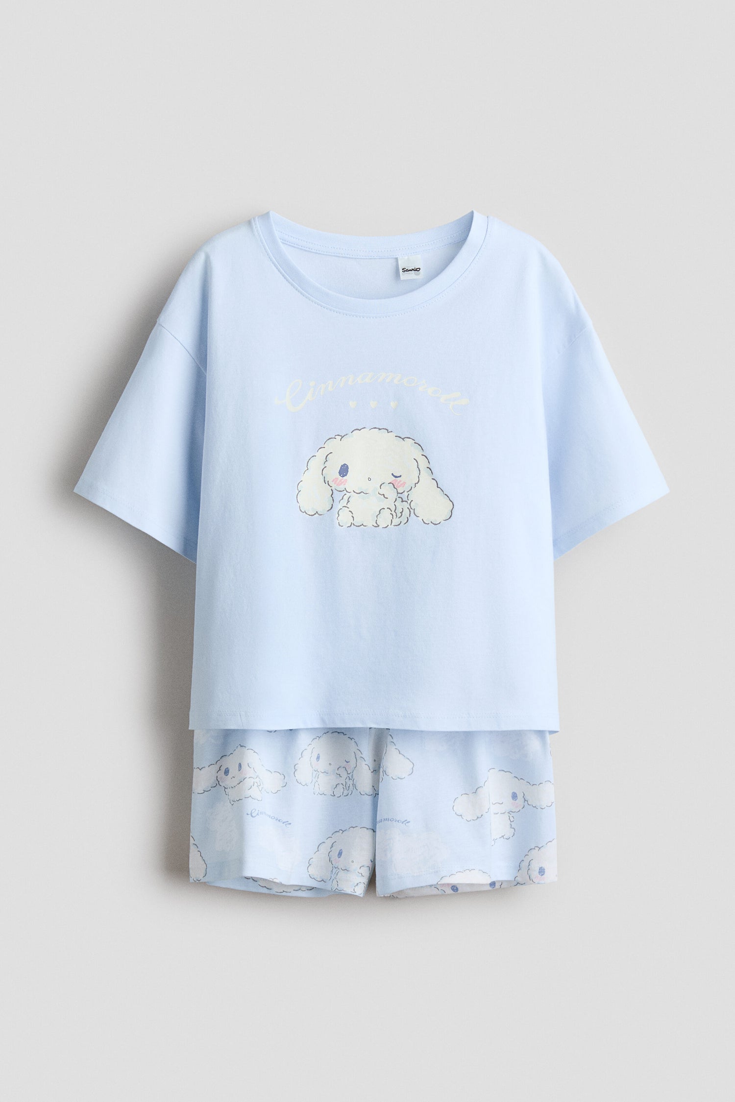 Printed cotton pyjamas - Light Blue Cinnamoroll