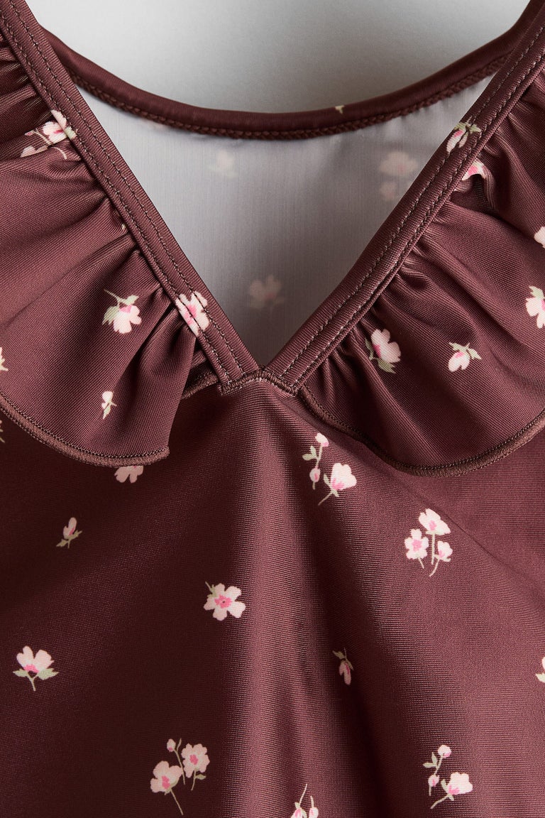 Frill-trimmed swimsuit Image 2 of 2