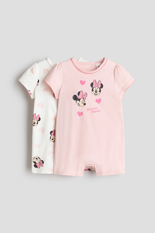 2-pack printed short pyjamas