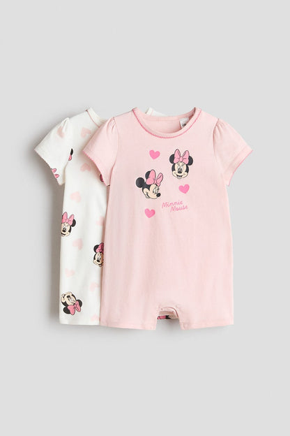 2-pack printed short pyjamas Image 1 of 2