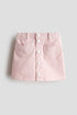 A-line denim skirt - Light Pink / 9-10 Years