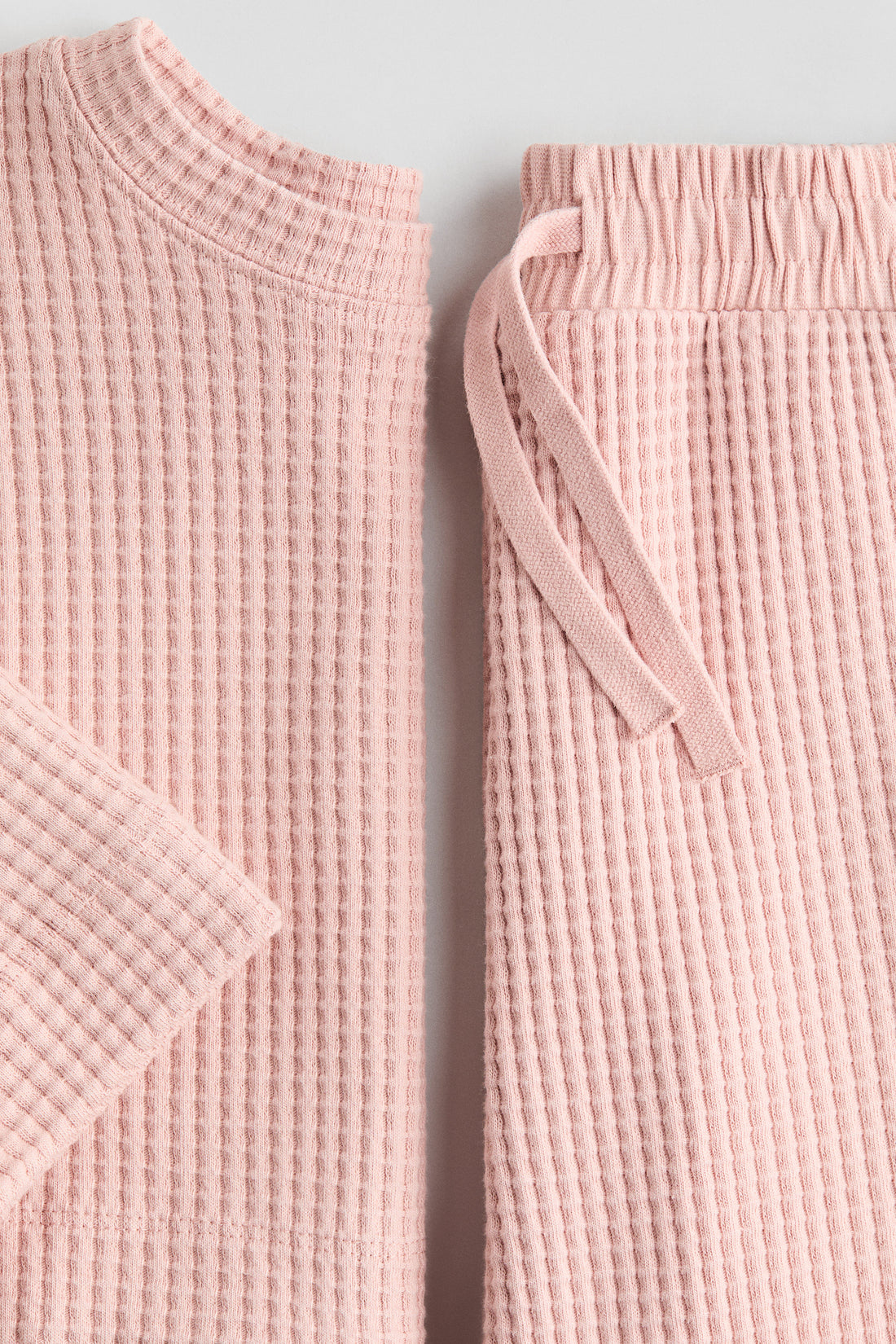 2-piece waffled jersey set