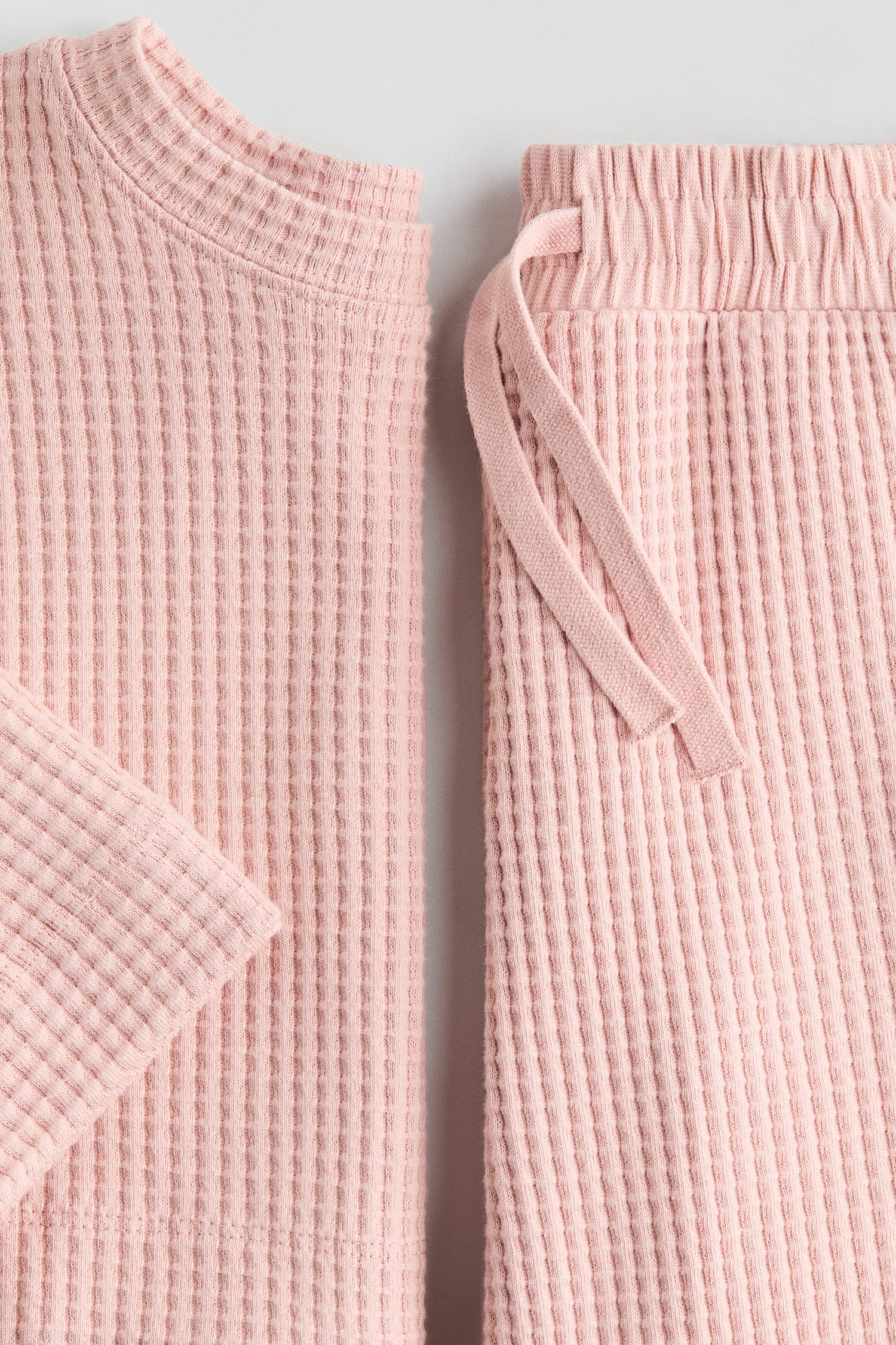 2-piece waffled jersey set