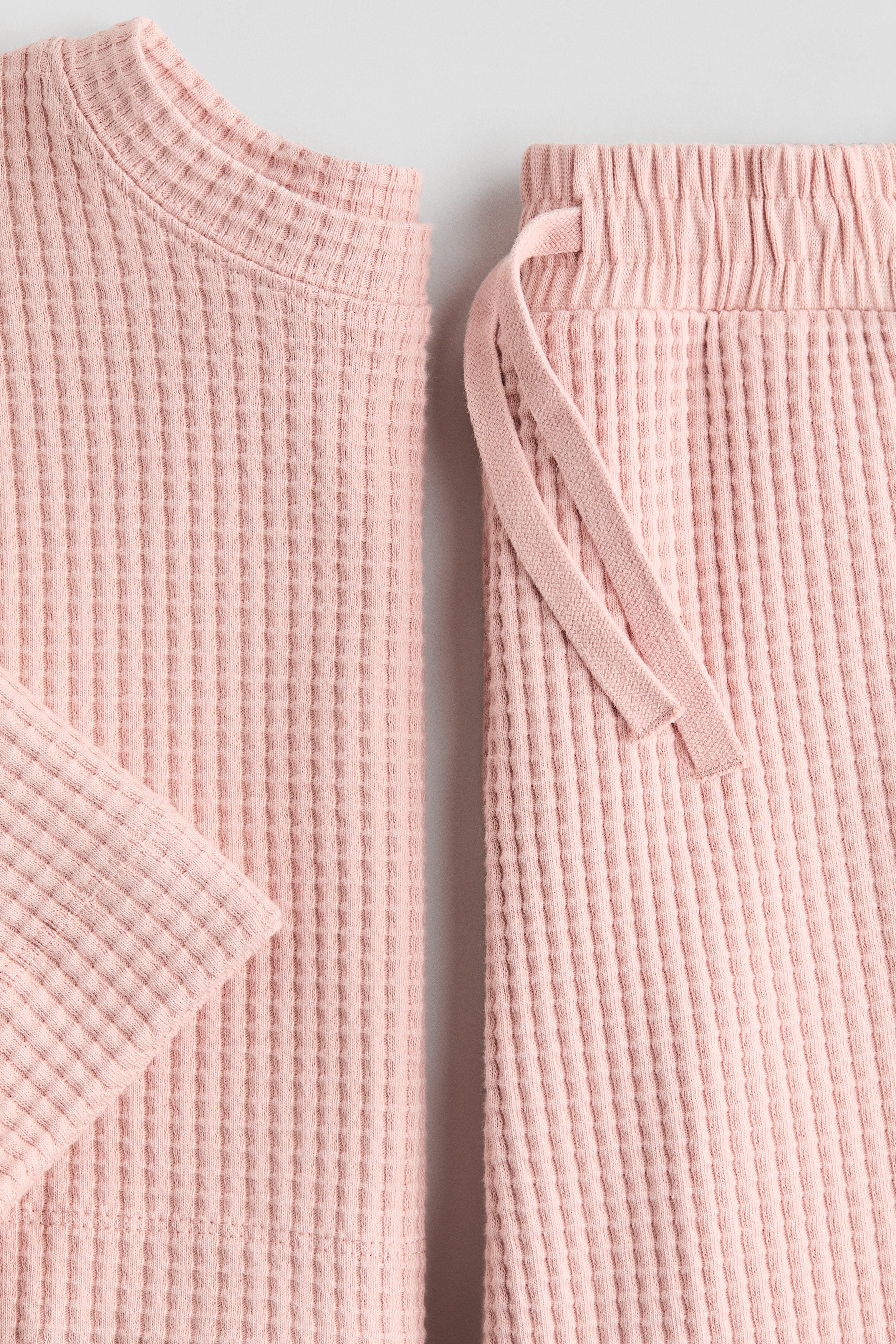 2-piece waffled jersey set