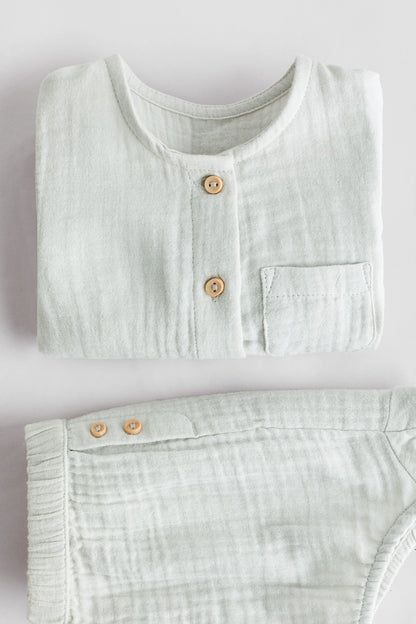 2-piece cotton muslin set