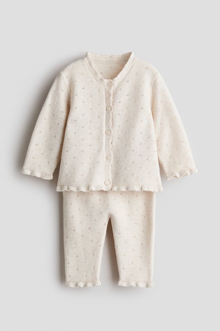 2-piece fine-knit set