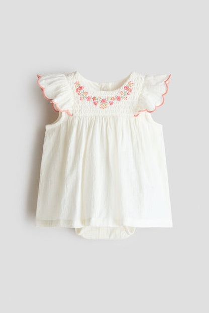Cotton bodysuit dress