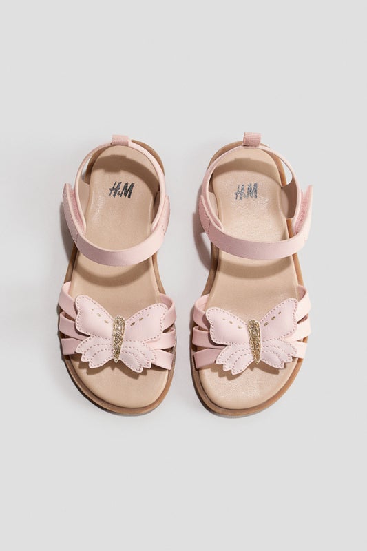 Appliquéd sandals