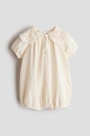 Cotton muslin romper suit