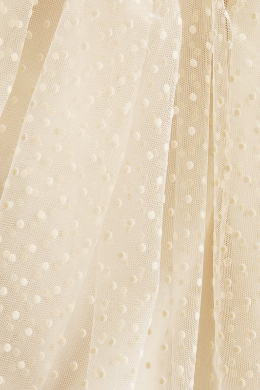 Glittery tulle skirt