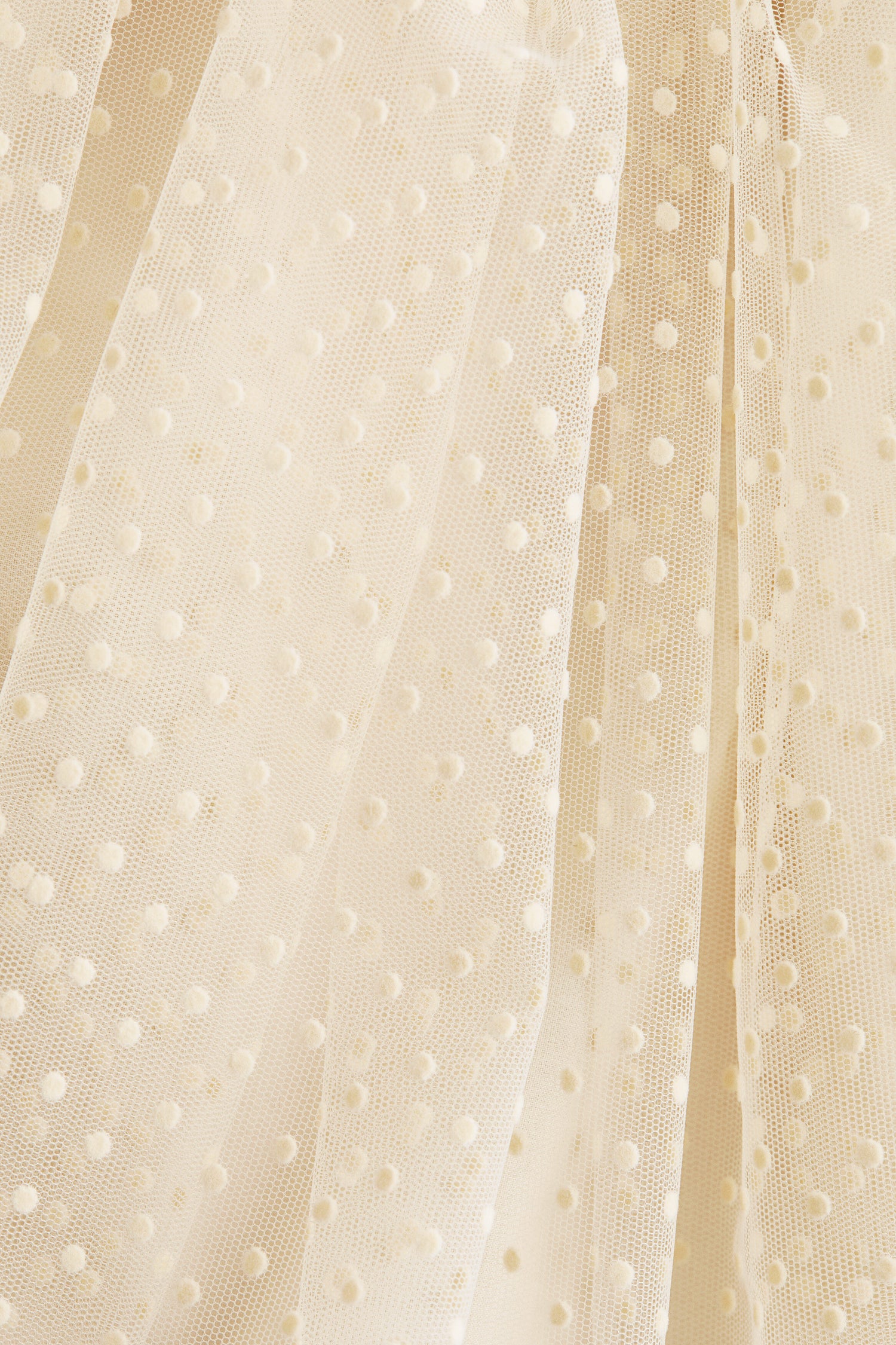 Glittery tulle skirt