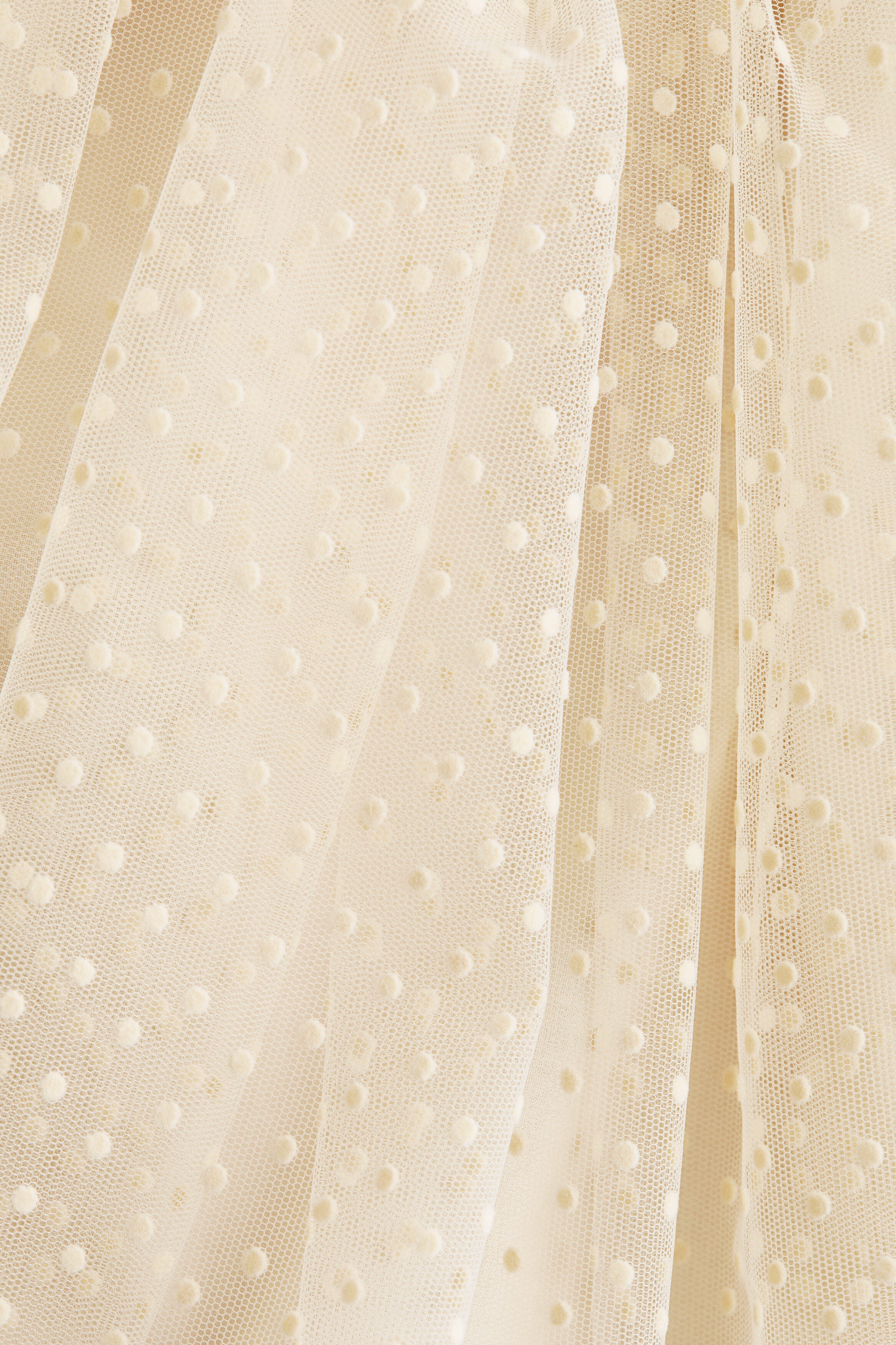 Glittery tulle skirt
