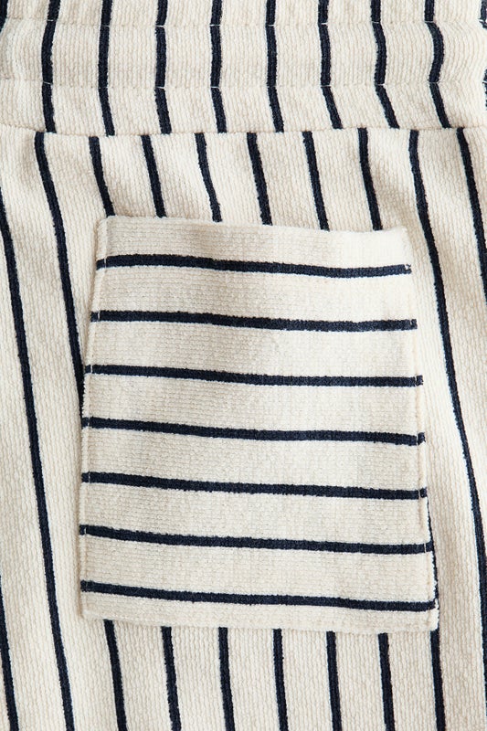 Terry drawstring trousers
