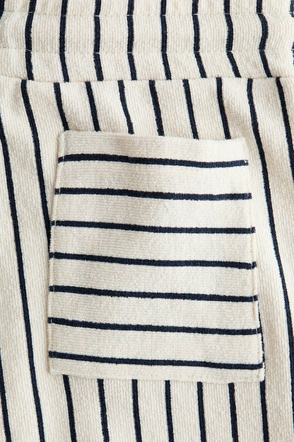 Terry drawstring trousers