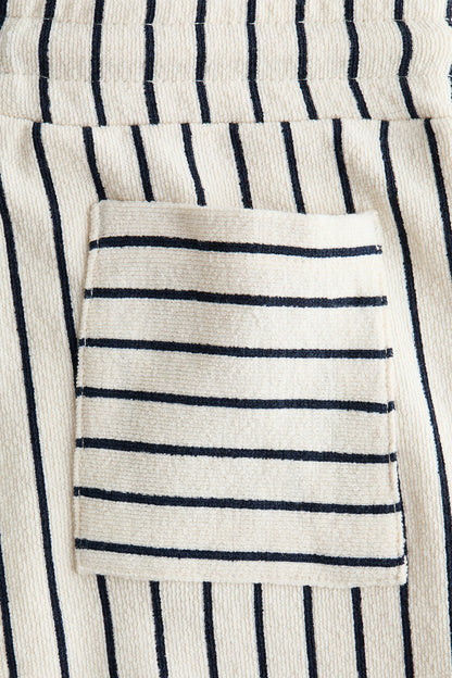 Terry drawstring trousers