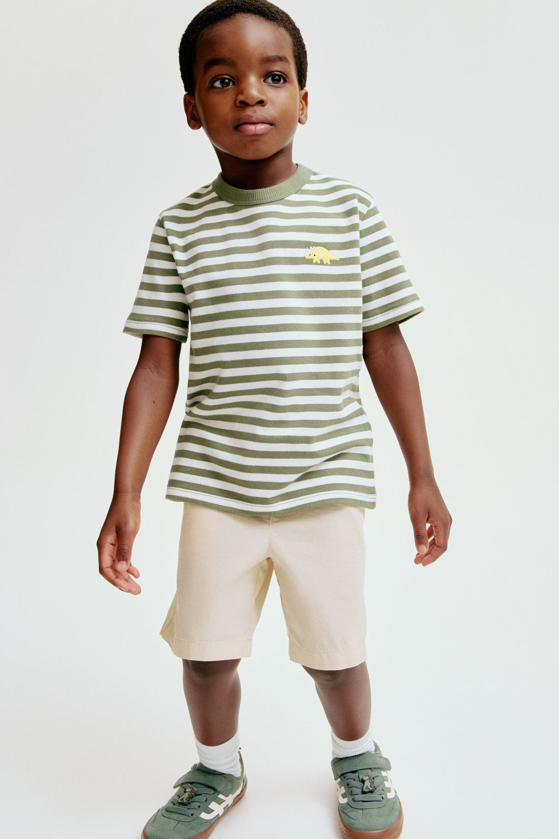 3-pack cotton shorts - Dark Grey Dinosaurs / 9-10 Years