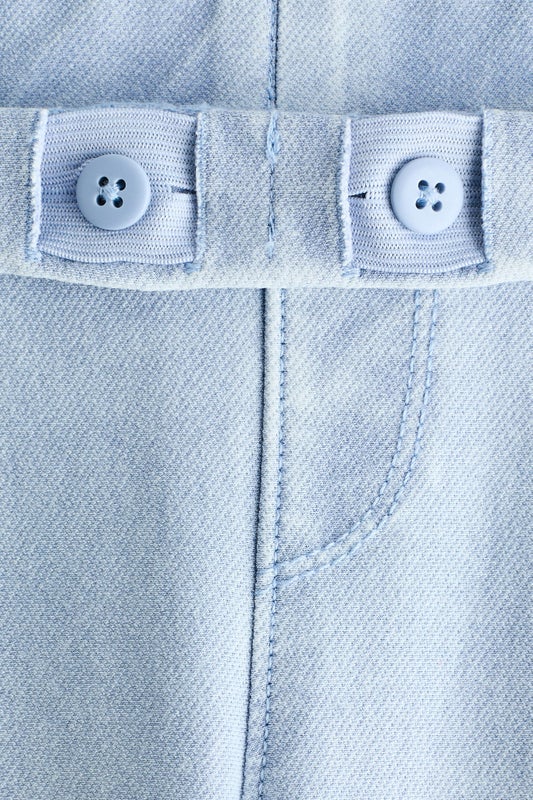Denim-look flared jeggings