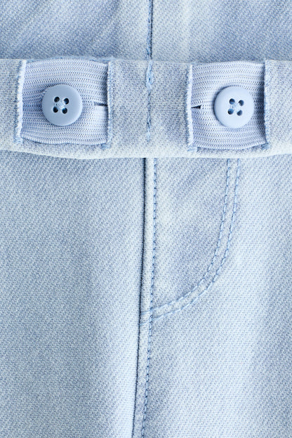 Denim-look flared jeggings
