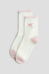 7-pack socks - Cream Floral / 1.5-3.5