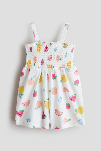 Cotton romper suit