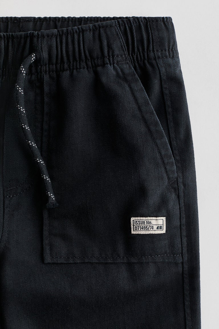 Cotton twill joggers Image 3 of 3