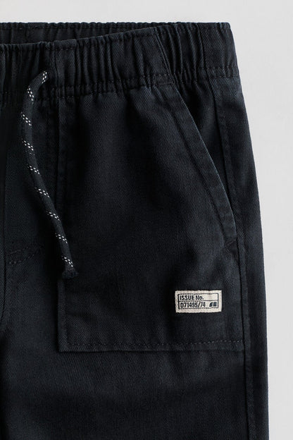 Cotton twill joggers Image 3 of 3