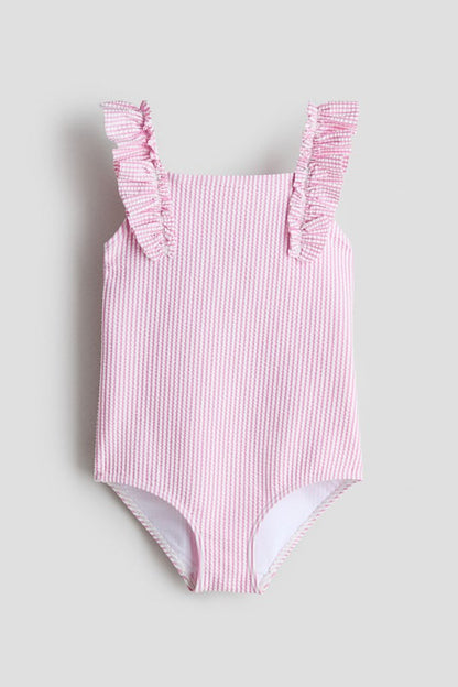 Frill-trimmed swimsuit