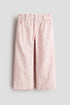 Wide leg paper bag jeans - Light Pink Cherries / 1.5-2 Years