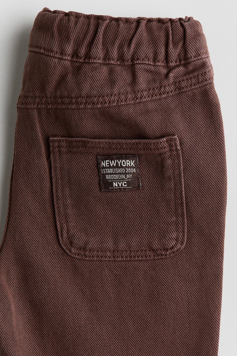 Cotton twill trousers