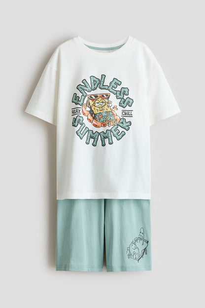 Printed cotton pyjamas - White Spongebob Squarepants / 10-12 Years
