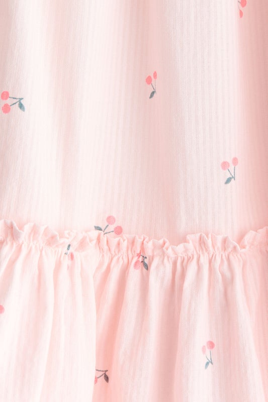 Flared cotton dress