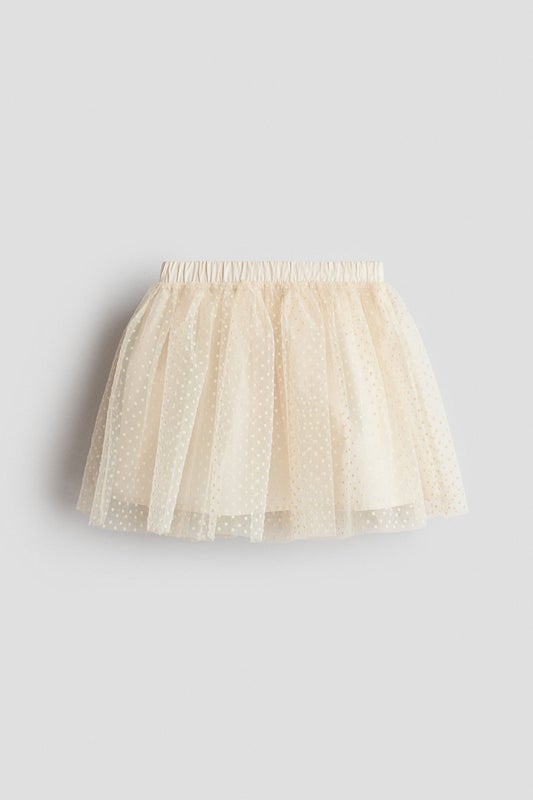 Glittery tulle skirt