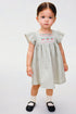 A-line cotton dress - 12-18M
