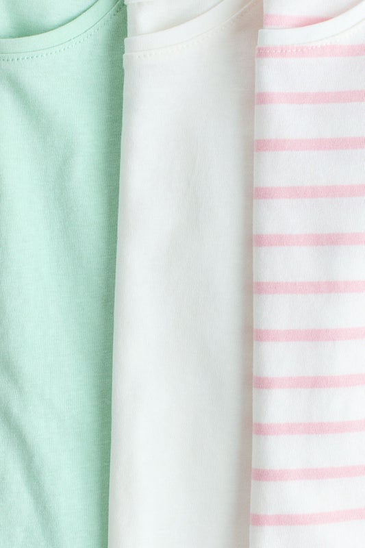 3-pack flutter-sleeved tops