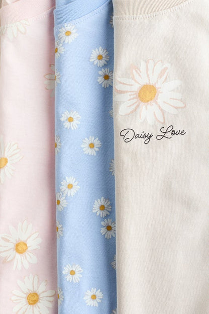 3-pack printed T-shirts