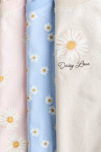 3-pack printed T-shirts