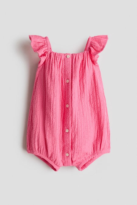 Cotton romper suit