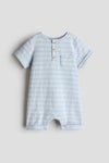 Printed cotton romper suit