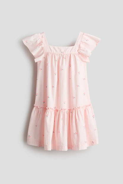 Flared cotton dress