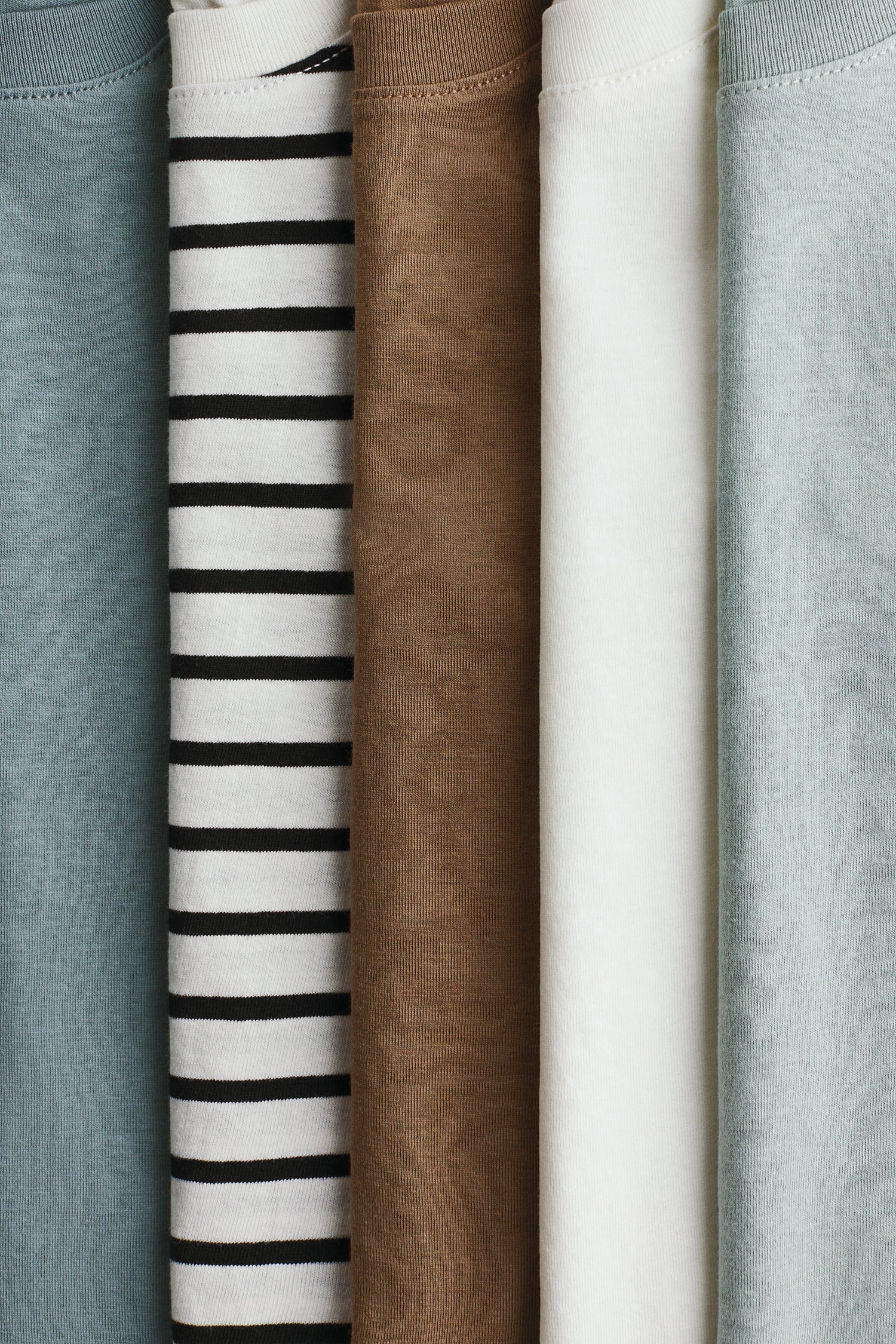 5-pack cotton T-shirts