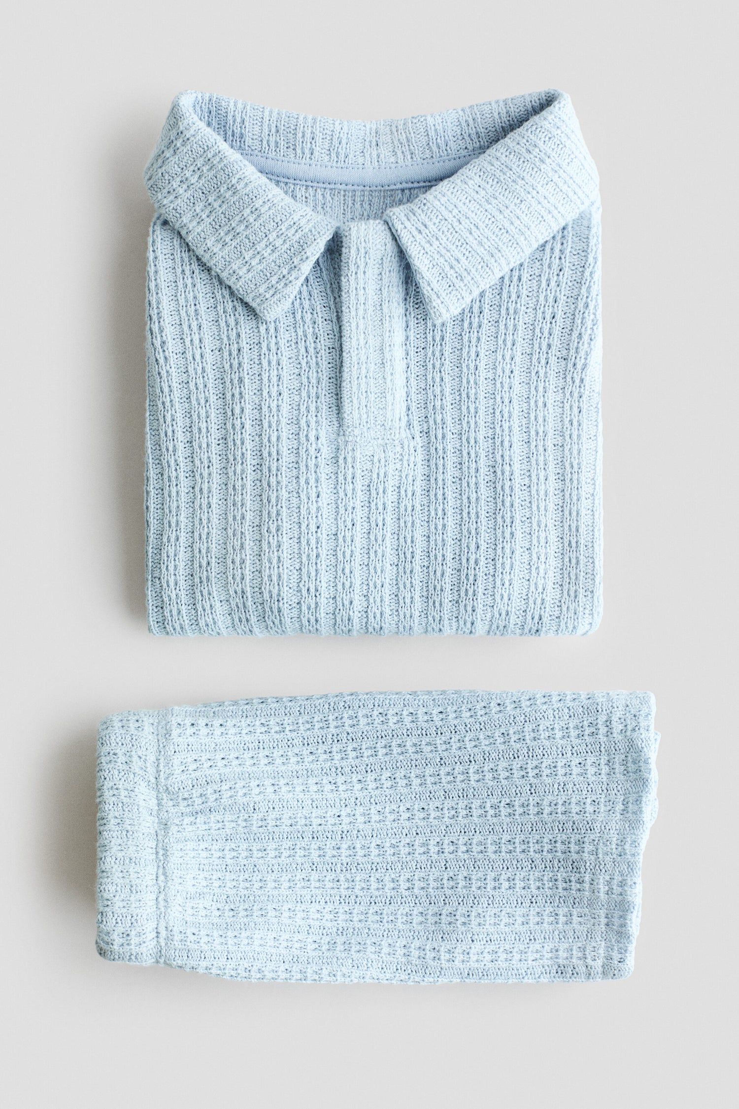 2-piece pointelle-knit set