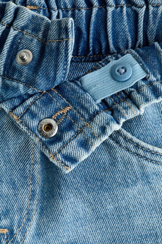 Relaxed paperbag jeans