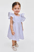 Flounce-trimmed cotton dress - 1.5-2Y